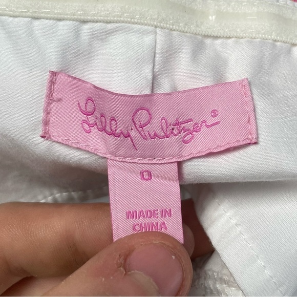 Lilly‎ Pulitzer Wyatt Strapless Mini Dress in Flamingo Print Size 0 - Picture 4 of 6